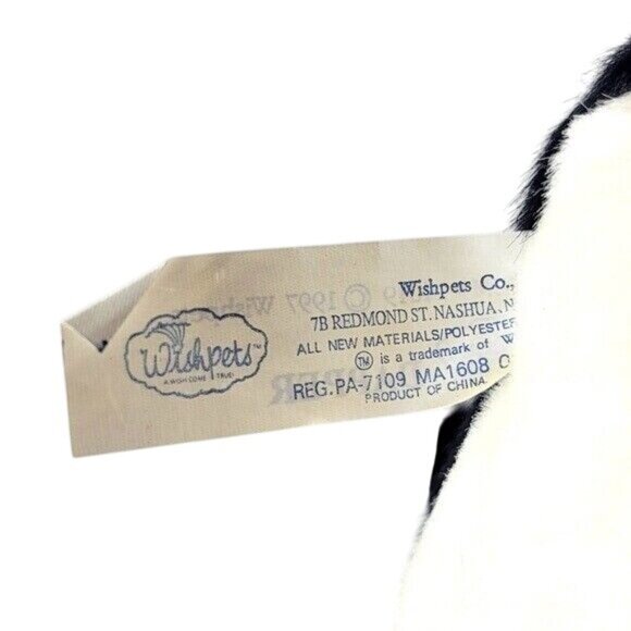 WishPets Penguin & Baby Plush 13" Scarf Earmuffs Winter Dapper #14019 Vintage - Picture 8 of 10